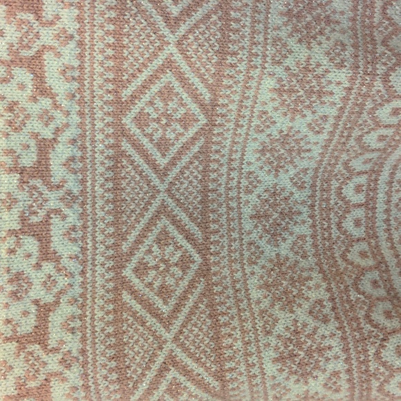 Aspen Kids Size US S 5-6 Pink Reindeer Christmas Print Sweater Dress - Picture 2 of 12